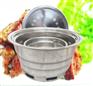 上排烟烧烤炉\韩式烧烤炉烤肉炉\不锈钢烤炉(深水盆）