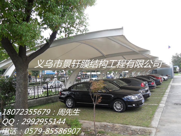 广西汽车雨棚专卖、南宁自行车棚安装&nbsp;&nbsp;钢结构车棚