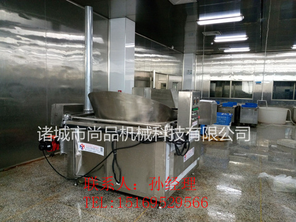 尚品牌SPBD-1200型豆泡油炸锅 尚品牌生产供应&nbsp;&nbsp;豆腐块油炸锅&nbsp;&nbsp;鱼豆腐油炸锅