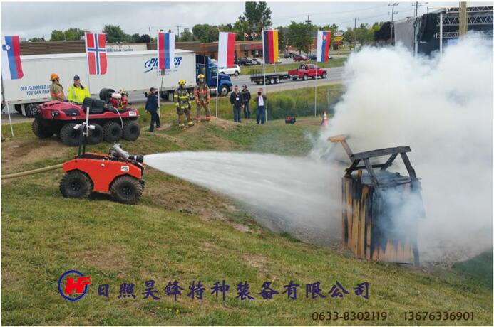 远程灭火机器人销售  远程遥控  进口灭火机器人