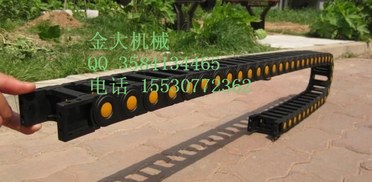 超重运输设备尼龙拖链加工厂  半封闭拖链  桥式尼龙拖链