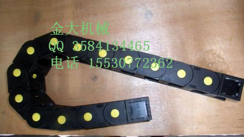超重运输设备尼龙拖链加工厂  半封闭拖链  桥式尼龙拖链