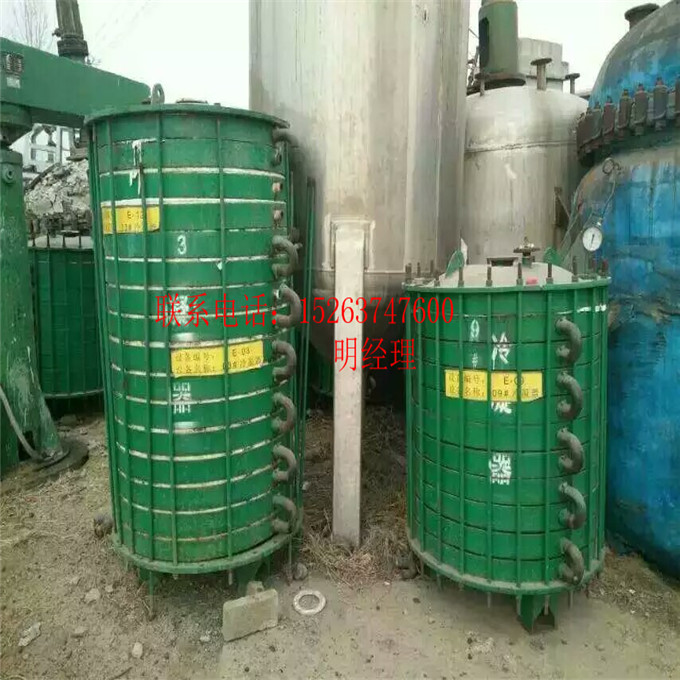 二手搪瓷冷凝器、二手玻璃盘管冷凝器  二手冷凝器