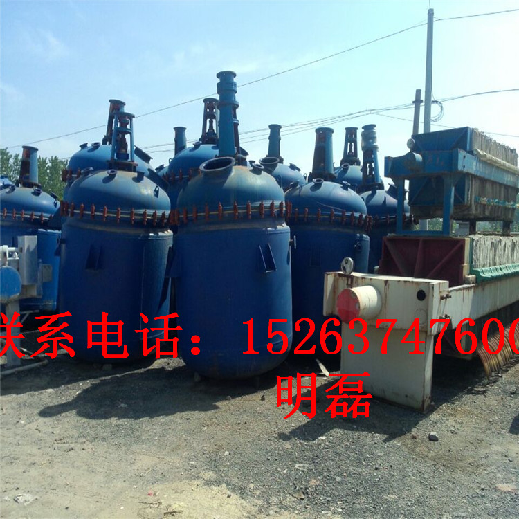 二手搪瓷反应釜价格优惠出售&nbsp;&nbsp;二手反应釜