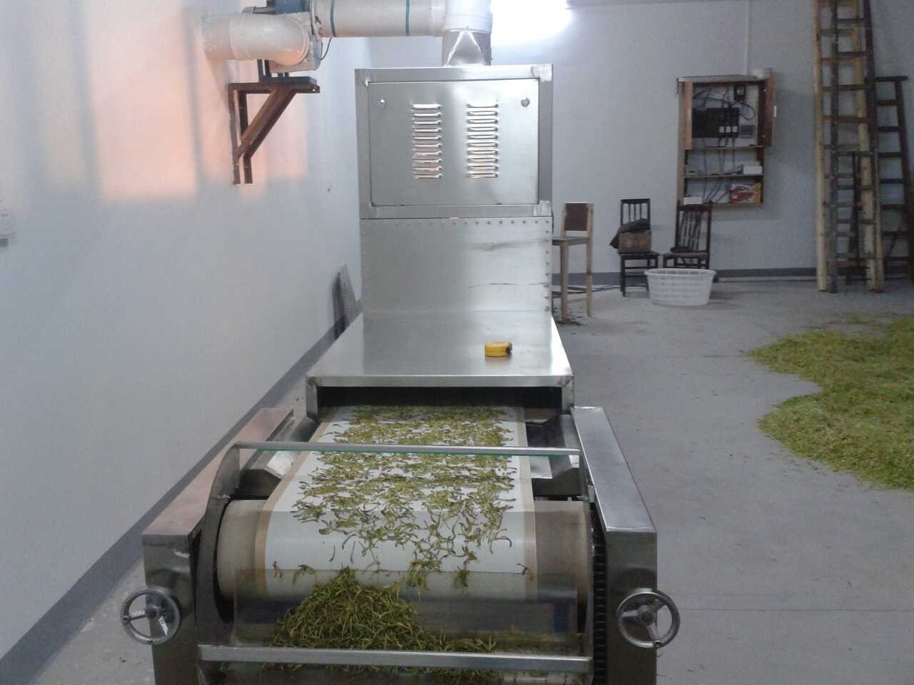 金银花微波杀青烘干机  金银花微波杀青机  茶叶微波杀青烘干  微波茶叶提香机机