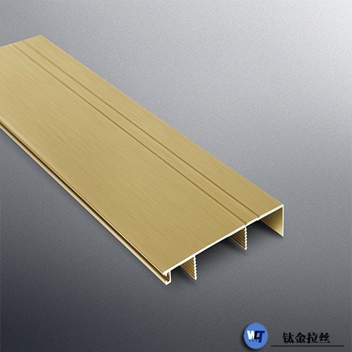 佛山万利通厂家大量直销铝合金踢脚线51  优质铝合金踢脚线  光亮拉丝踢脚线  电泳富贵红踢脚线