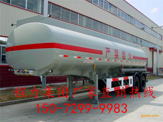 欧曼小三轴运油车厂家直销三桥油罐车厂家电话  半挂油罐车  三桥运油车  三轴油槽车