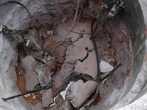 混凝土免施工机械设备&nbsp;&nbsp;钢筋混凝土拆除&nbsp;&nbsp;免爆破劈裂机&nbsp;&nbsp;液压劈裂机