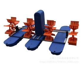 鱼塘增氧机水车式增氧机2叶4叶铜芯池塘增氧器