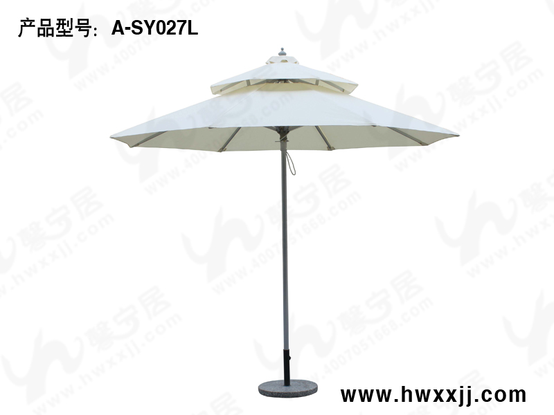 中柱铝伞 户外休闲家具 遮阳伞  高档家具  避光
