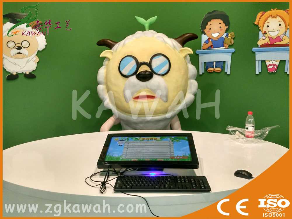 加工精细的喜洋洋与灰太狼—慢羊羊村长模型  古生物模型  公园恐龙摆件