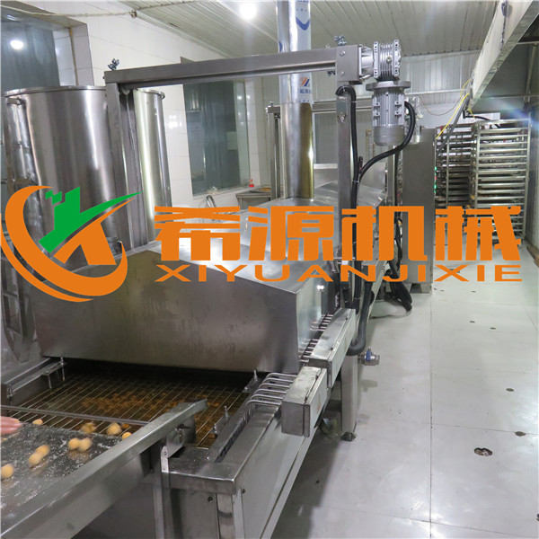 都江堰 全自动油炸流水线销售商&nbsp;&nbsp;鱼豆腐油炸机&nbsp;&nbsp;连续油炸机