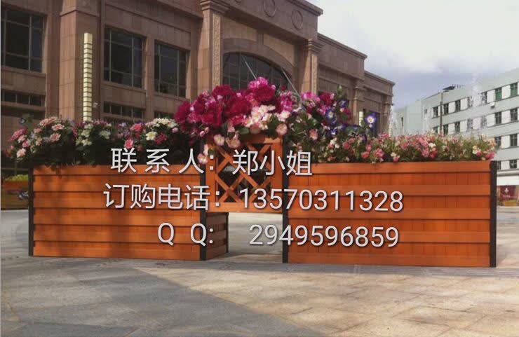 广宁实木花坛花架 厂家特价零售环保木花箱