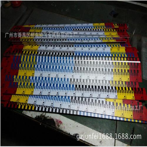 南村腐蚀加工,骏飞标牌,30米长尺腐蚀加  不锈钢尺腐蚀加工  水位尺腐蚀加工