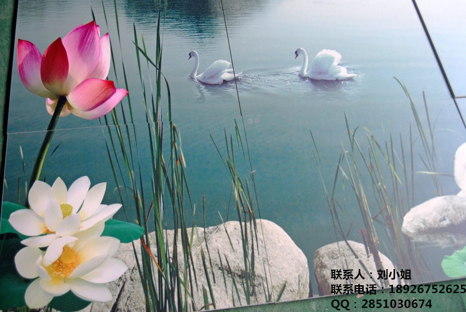 瓷砖背景墙彩色印刷机  瓷砖背景墙打印机  UV平板打印机
