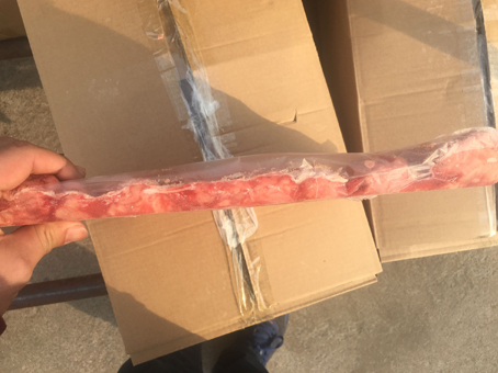 山东威海昊成贸易销售药用单摆猪脑  药用猪脑  冷冻成摆猪脑