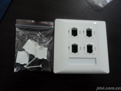2口光纤面板盒 双口光纤桌面盒 FTTH光纤面板盒  网络面板