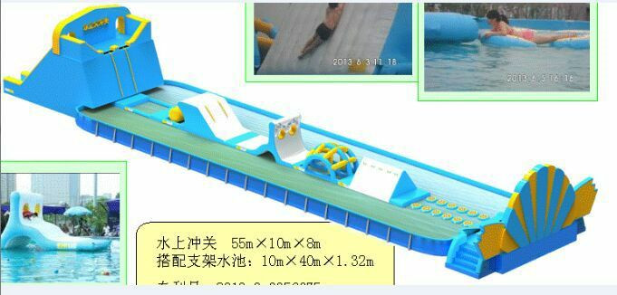 水上乐园水上闯关夏季火爆娱乐气模道具厂家租赁 水上闯关出租 闯关设备出租 气膜道具厂家