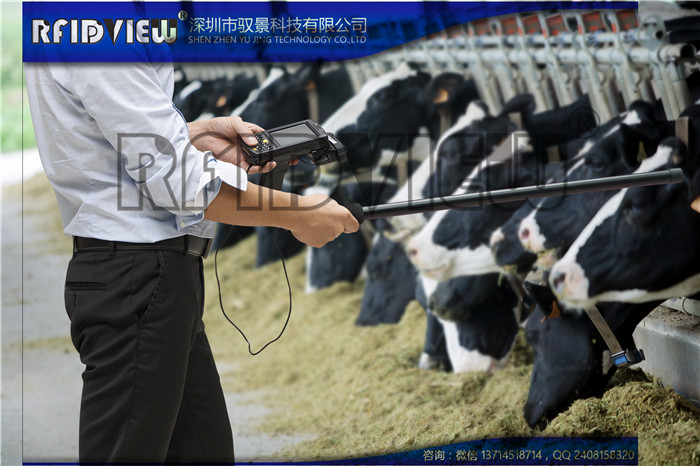 驭景科技供低频耳标手持PDA供保险公司专用  134.2KHz  远距离读卡器  羊PIT标记