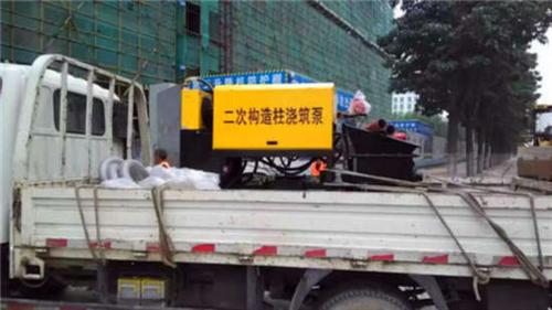 二次构造柱浇筑泵、昌益机械、二次构造柱浇