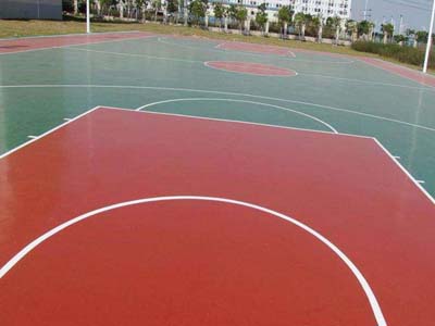 重庆质量好的硅Pu(SPU)塑胶球场|硅  塑胶羽毛球场  塑胶排球场