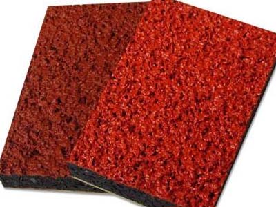 透气型塑胶跑道认准重庆拂浩体育设施-质优  塑胶跑道材料