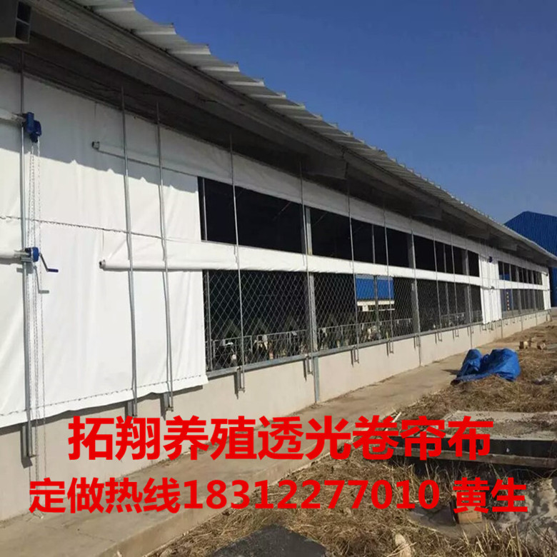 雅安猪场卷帘、透光养殖场专用卷帘批发、耐用 防水  养殖场卷帘布  防水卷帘