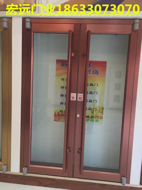 德普凯盛公司生产的型材都是采用高频铝合金焊接的工艺  肯德基门品牌  肯德基门厂家  安装肯德基门
