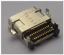 双排端子24p双贴有柱usb Type-C 3.1母坐&nbsp;&nbsp;usb Type-C 3.1公头