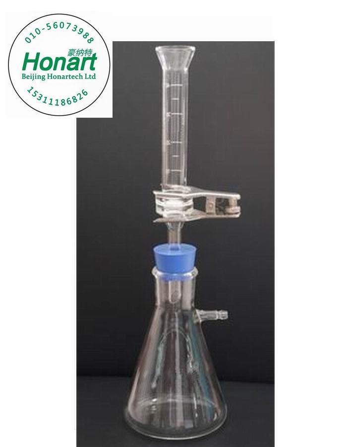 HNT250量筒式全玻璃微孔滤膜过滤器微量砂芯过滤器 微量过滤器 量筒式过滤器 溶剂过滤器