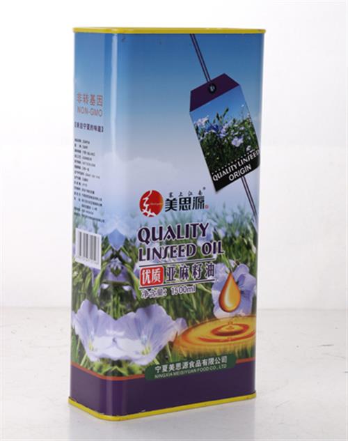 枣庄食用油铁罐、龙波森金属包装、1.5L  1.5L食用油铁