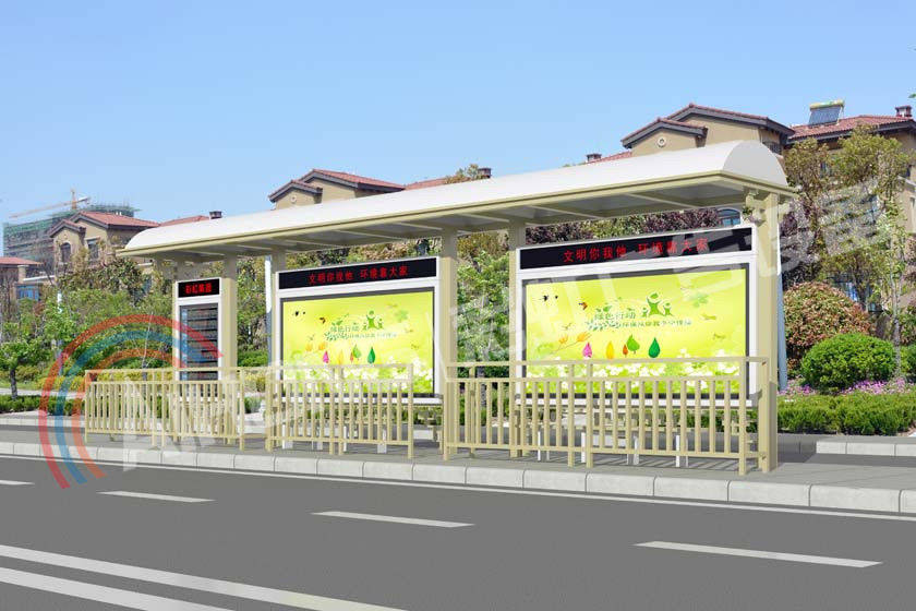 供应宜昌市公交站台，公交候车亭，就在江苏彩虹&nbsp;&nbsp;智能电子站牌