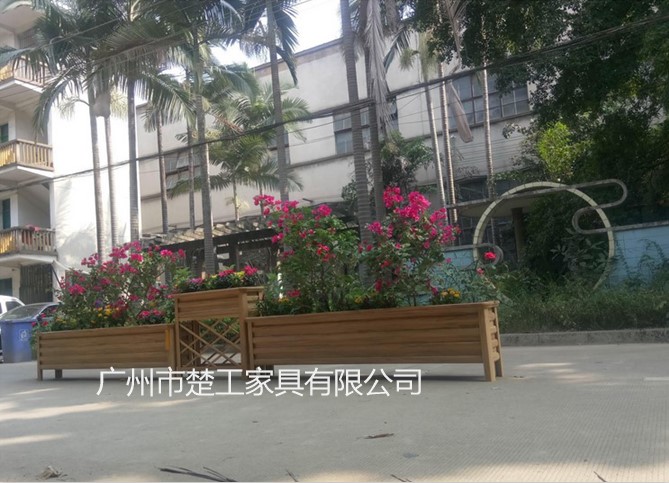 木塑组合花箱 生态木塑花槽 组合式木塑花箱  生态木塑花箱  塑木花槽