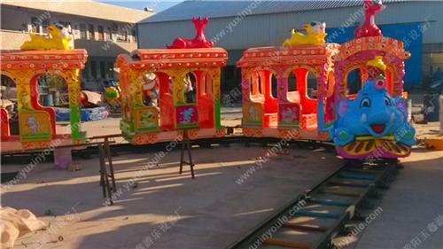 轨道火车、玉鑫游乐、新款游乐设备海洋火车  儿童轨道火车价格  游乐设备海洋轨道  14座轨道火车游