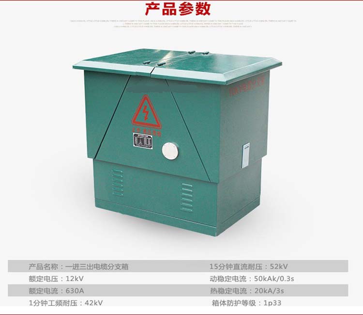 DFW-12电缆分接箱，一进三出，厂家直销DFW分支箱