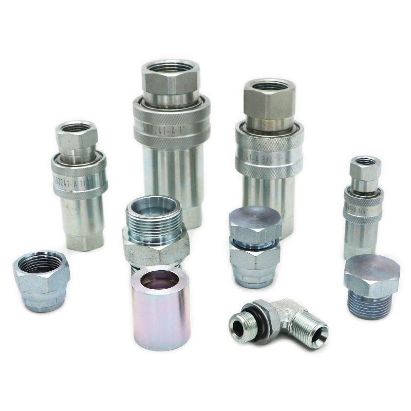 扣压式软管接头#金属胶管接头厂家#优质液压胶管接头
