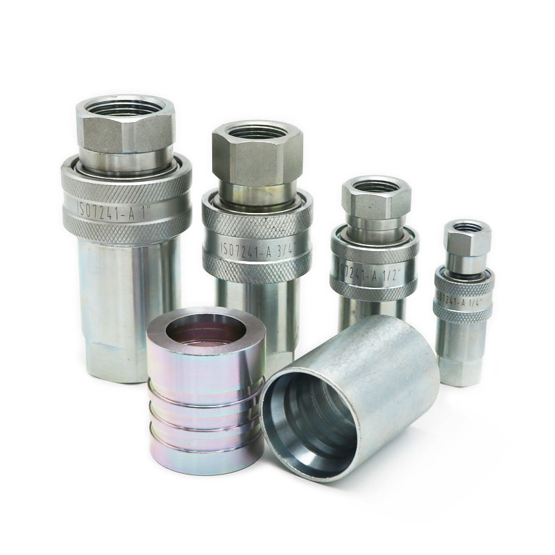 扣压式软管接头#金属胶管接头厂家#优质液压胶管接头