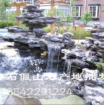 四川假山造景石头 英石庭院假山 英德石假山价格