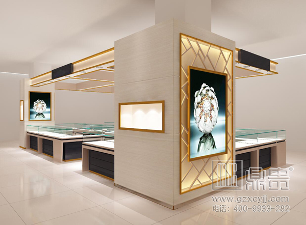 天哪！鼎贵玉器翡翠珠宝展示柜的魅力太吓人了！  玉器珠宝展示柜