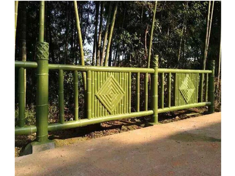 宁化仿竹栅栏_福建好的仿竹护栏供应出售  水泥仿竹护栏