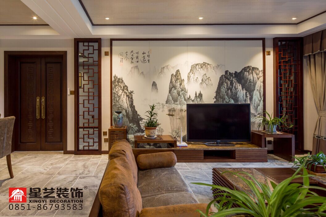 南明新古典装修风格 星艺装饰集团贵州公司&nbsp;&nbsp;星艺装饰中式风格装修&nbsp;&nbsp;装修设计&nbsp;&nbsp;贵阳装修设计