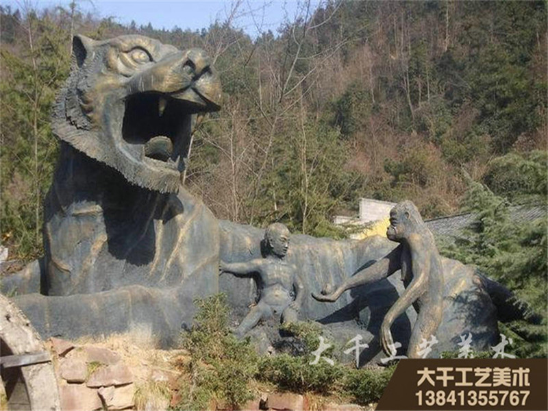 雕塑优质供应商_抚顺大千工艺,特色的雕塑 场景雕塑