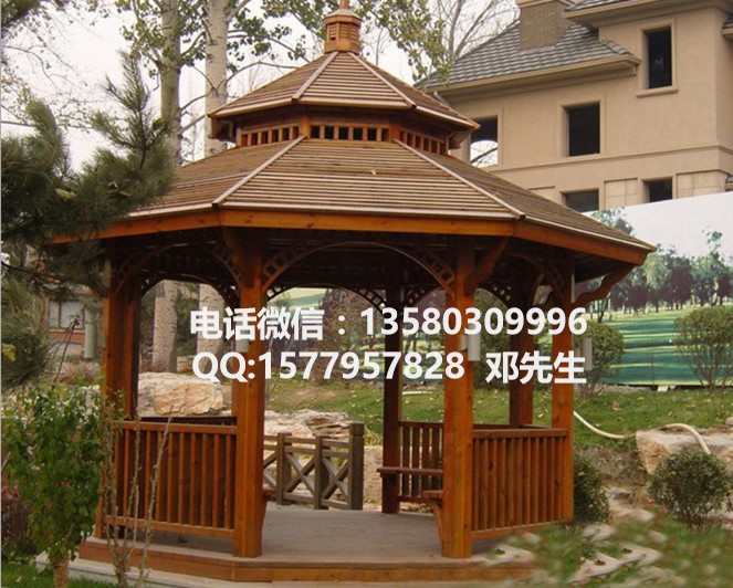 园林景观休闲凉亭 防腐木景观木亭 定做凉亭  景观凉亭  防腐木凉亭  木质凉亭