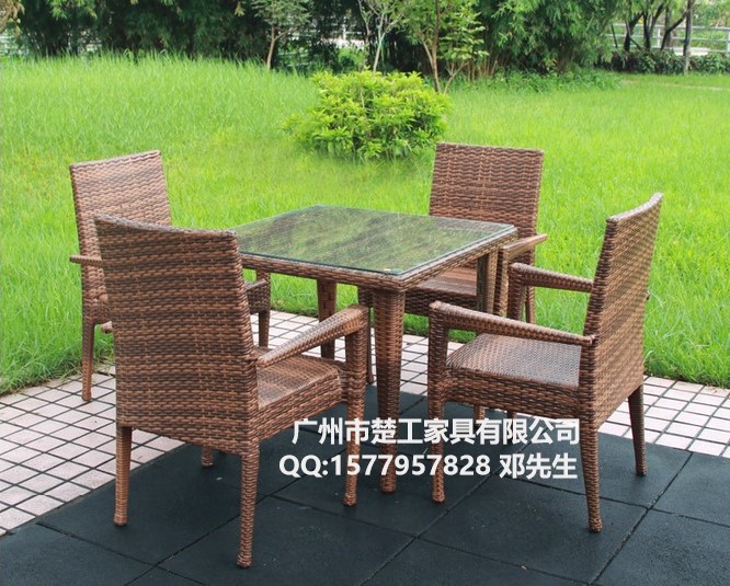 花园酒店家具 吧台藤椅 室外藤艺沙发组合  藤台椅