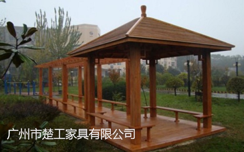 酒店休闲木亭 定制安装景区防腐木亭 公园休息凉亭