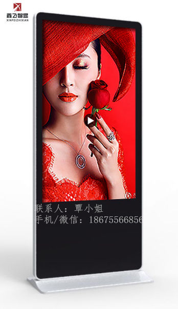 鑫飞智显42寸落地户外液晶触摸屏广告机触控查询一体机  户外广告机  触摸一体机  落地式广告机