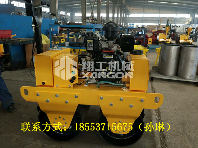 小型手扶双轮压路机 小型双钢轮压路机厂家  小型压路机