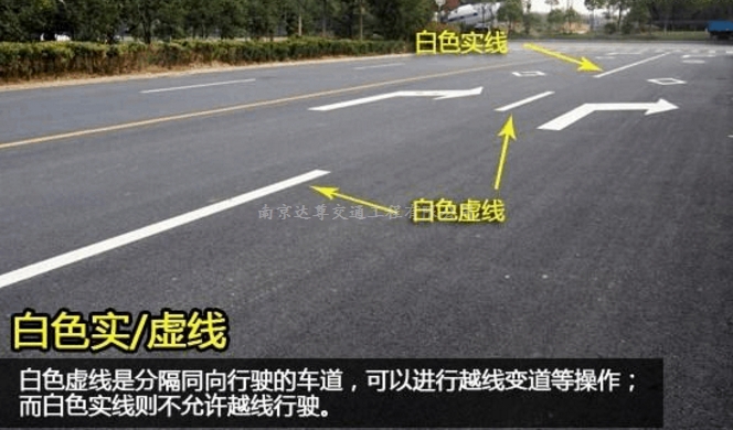 南京道路交通标线的作用和分类  南京交通划线  南京道路标线  南京道路划线