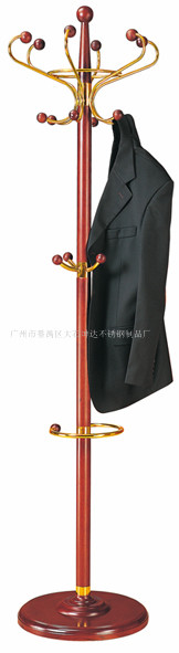 莲花多功能衣帽架 圆盘落地式挂衣架 酒店用品展示架