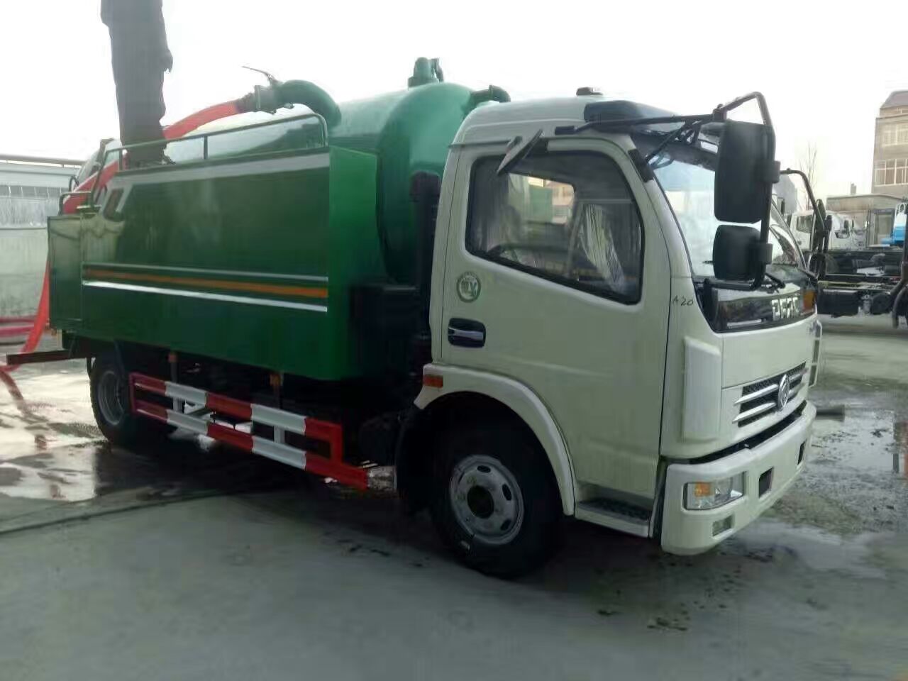 河南地区厂家直销高压清洗车清洗吸污车  二手高压清洗车